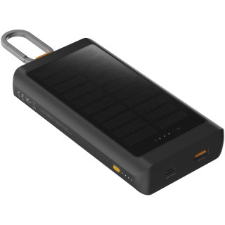 Xtorm XG2S101 Go2 10.000 mAh 15W Solar Powerbank mit Lampe , kohle