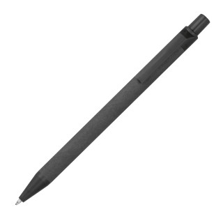 Kugelschreiber aus Papier und Mais DOMENICA, schwarz