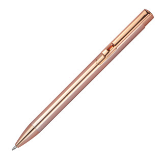 Druckkugelschreiber aus Aluminium in Metallic Farben MELANIA, kupfer