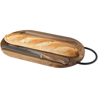 Prestige Akazienholz Schneidebrett mit Brotmesser, holz