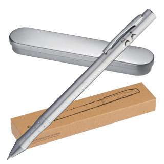 4 in 1 Laserpointer aus Metall, grau