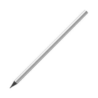 HYDRA Bleistift mit Holz in schwarz, silber