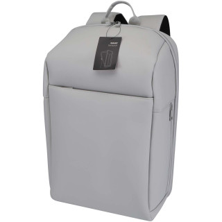 SMART 15" GRS Laptop-Rucksack aus recyceltem Material, 18 l, hellgrau