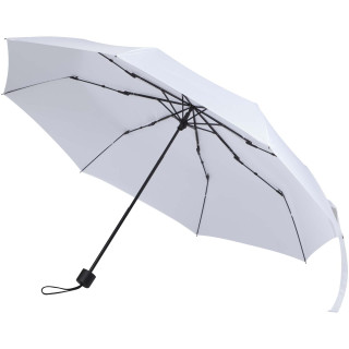 Aaron 23'' faltbarer manueller Regenschirm, weiß