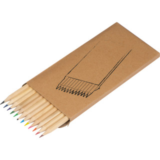 12 teiliges Buntstiftset, beige