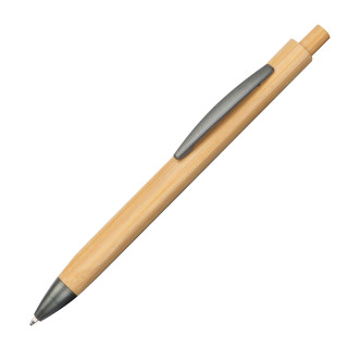 Kugelschreiber aus Bambus, beige