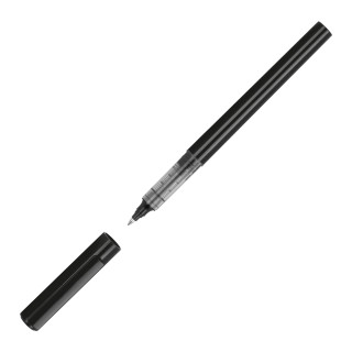 Rollerball mit Kappe, schwarz