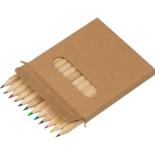 Buntstifte Set 12 teilig, mehrfarbig