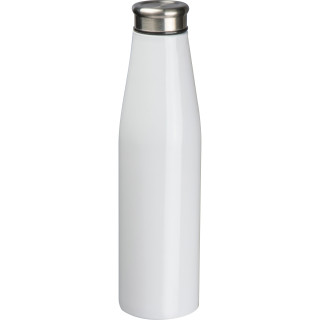 Metall Trinkflasche San Marino, weiss