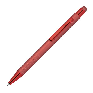 Kugelschreiber mit Touch Pen ANGELO, rot