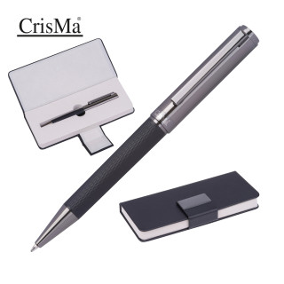 CrisMa Metallkugelschreiber CAROLINA, schwarz