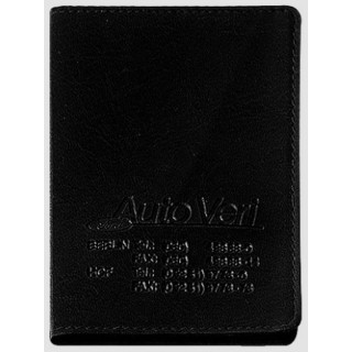 CreativDesign® Ausweistasche "LederfaserstoffGebugt", schwarz
