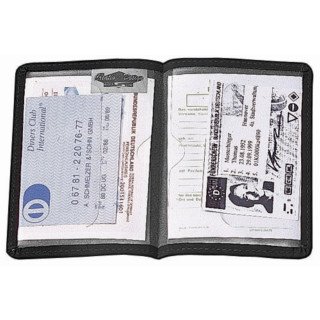 CreativDesign® Ausweistasche "Paper Label 2G", schwarz
