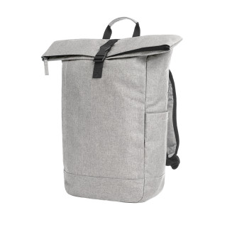 HALFAR® Laptop-Rucksack CIRCLE, hellgrau meliert
