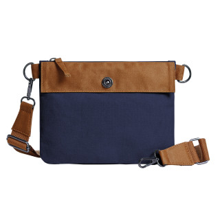 HALFAR® Reißverschluss-Tasche LIFE, marine-braun