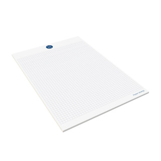 Schreibblock "Primus Upcycling" DIN A4, 50 Blatt, 1-farbig, Offsetdruck (Inhalt)