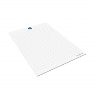 Schreibblock "Primus Upcycling" DIN A5, 50 Blatt, 1-farbig, Offsetdruck (Inhalt)