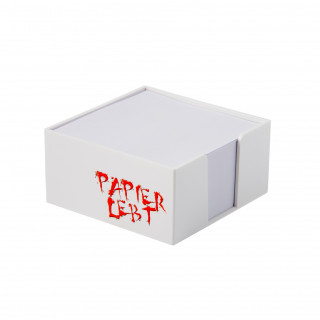 Zettelbox "Trendy-Junior" 10,5 x 10,5 x 5 cm, 1-farbig, Siebdruck (1 Motiv, 3 Seiten)