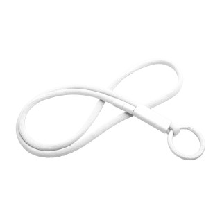 Tubyard Lanyard mit Band aus recyceltem Kunststoff, weiß