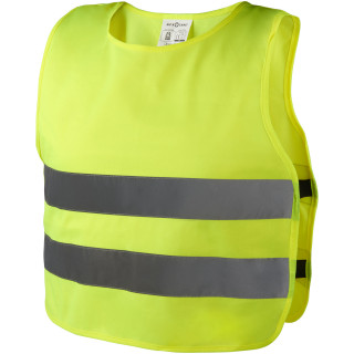 Reflektierende Warnweste Unisex, neongelb, 3XS