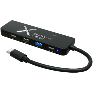 SCX.design H17 5 in 1 USB Hub, schwarz