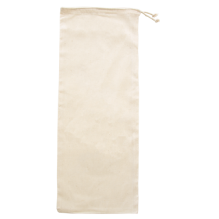 Baguette-Beutel aus Baumwolle, OEKO-Tex 100, 120 g/m², natur