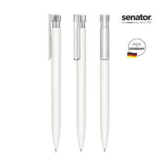senator® Liberty Soft Touch Druckkugelschreiber, weiß