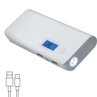 Powerbank 10.000 mAh, weiss