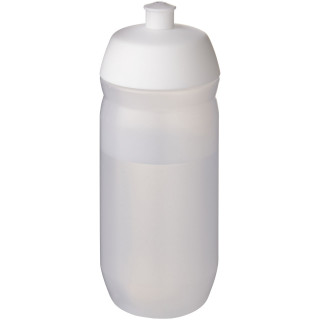 HydroFlex™ Clear 500 ml Squeezy Sportflasche, weiss / klar mattiert