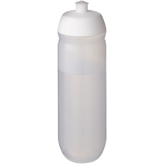 HydroFlex™ Clear 750 ml Squeezy Sportflasche, weiss / klar mattiert
