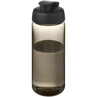 H2O Active® Octave Tritan™ 600-ml-Sportflasche mit Klappdeckel, kohle / schwarz
