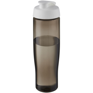 H2O Active® Eco Tempo 700 ml Sportflasche mit Klappdeckel, weiß, kohle