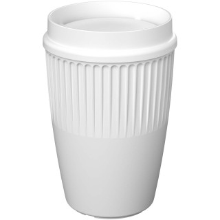 Cirrus 350 ml Becher mit 360°-Deckel, weiß