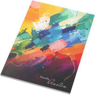 Novella Austen A5 Softcover Notizbuch – 50 Blatt, weiß