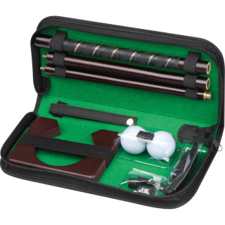 Büro-Golfset mit Holzputter