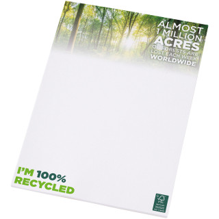 Desk-Mate® A4 recycelter Notizblock, weiss, 25 pages