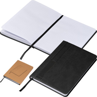 Notizbuch mit Steckfach A5 CLELIA, schwarz