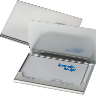 Metall Visitenkartenetui Cornwall, grau