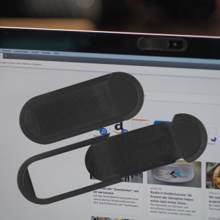 Abdeckung für die Webcam Computer/Laptop VIVIAN, schwarz