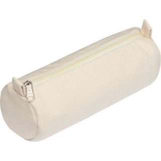Schlampermäppchen aus Baumwolle, beige