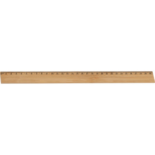Lineal aus Bambus, beige