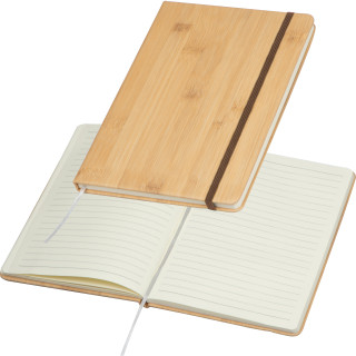 A5 Notizbuch in Holzoptik, beige