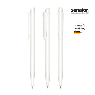 senator Dart Polished Druckkugelschreiber, weiß
