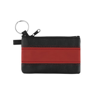 CreativDesign® Schlüsseltasche "ColourLogo", schwarz, rot