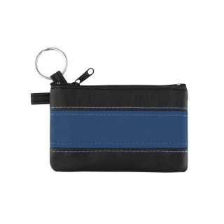 CreativDesign® Schlüsseltasche "ColourLogo", schwarz, blau