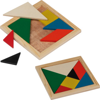 Holzpuzzle Porto, mehrfarbig