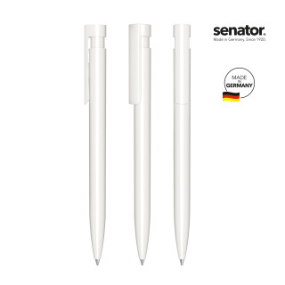 senator Liberty Polished Druckkugelschreiber, weiß