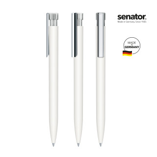 senator Liberty Soft Touch MC Druckkugelschreiber, weiß