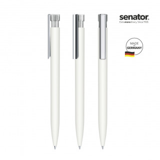 senator Liberty Soft Touch MC Druckkugelschreiber, weiß