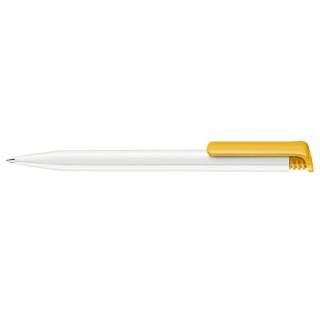 senator Super Hit Polished Basic Druckkugelschreiber, weiß, gelb